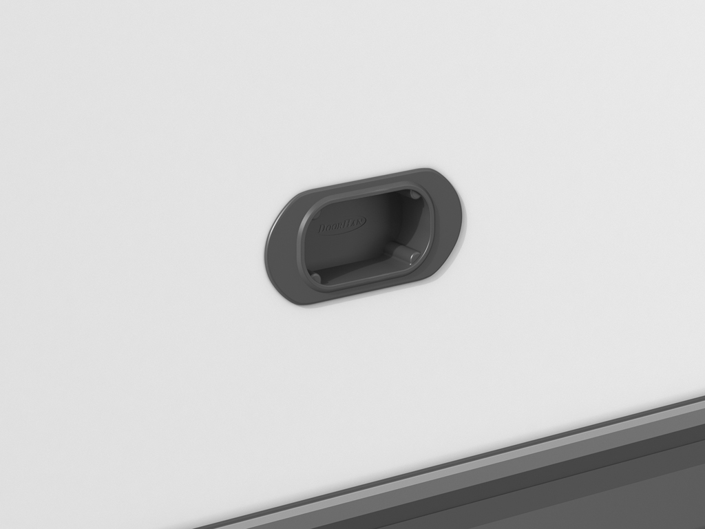 隐藏式开关手柄。